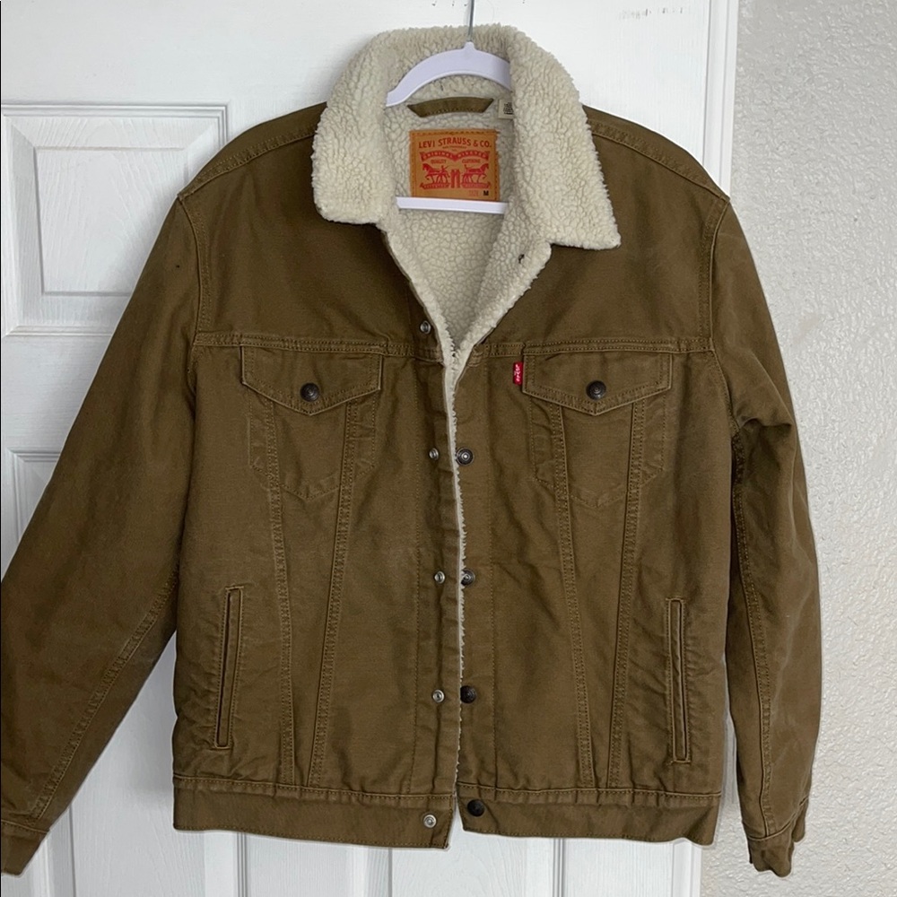 Levi's Brown Lightweight Sherpa Collar Jacket